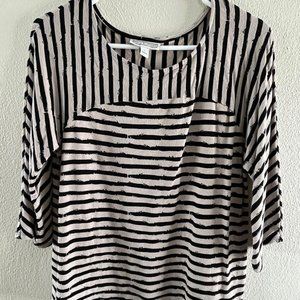 Dana Buchman, size Medium, Black and Tan